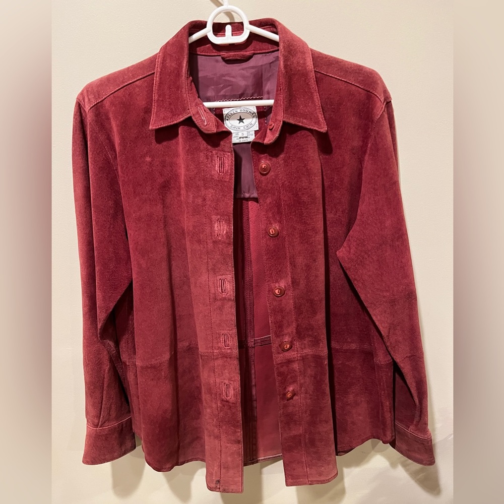 Pig suede jacket - Picture 3 of 14